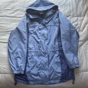 Women's Light Blue Hooded Jacket